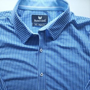Butter Cloth Blue Gingham Shirt